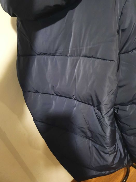 Parka / jacheta matlasata dama ZARA bleumarin mar XL - NOUA