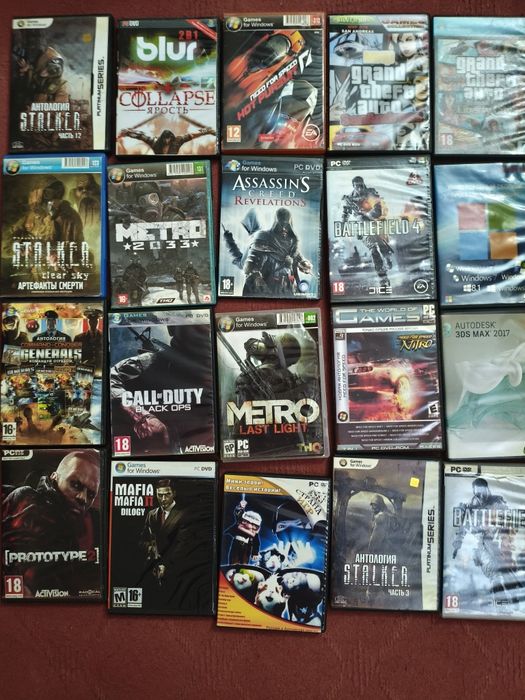 Продаю игры дисками и программы есть