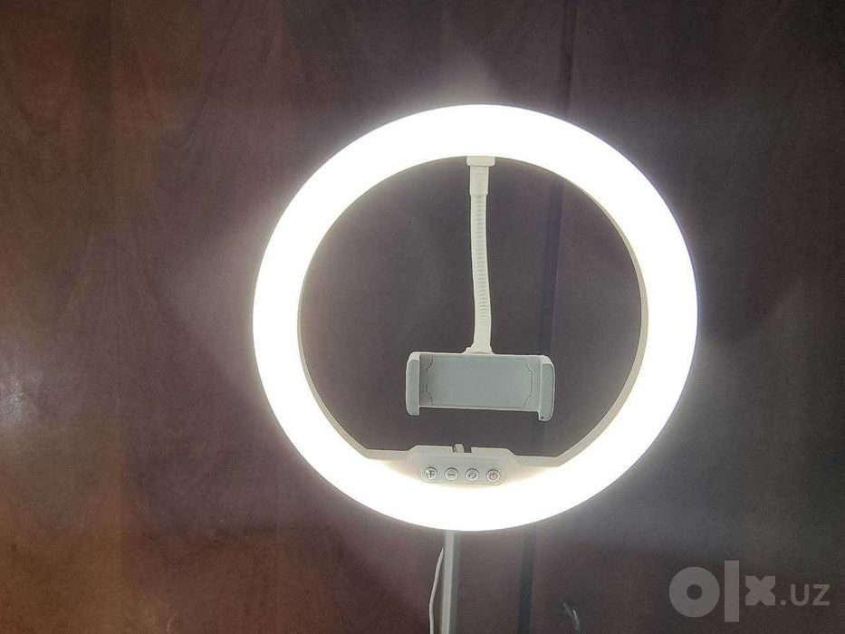 Складная кольцевая LED лампа 2-в-1 / Штатив для селфи и тиктока