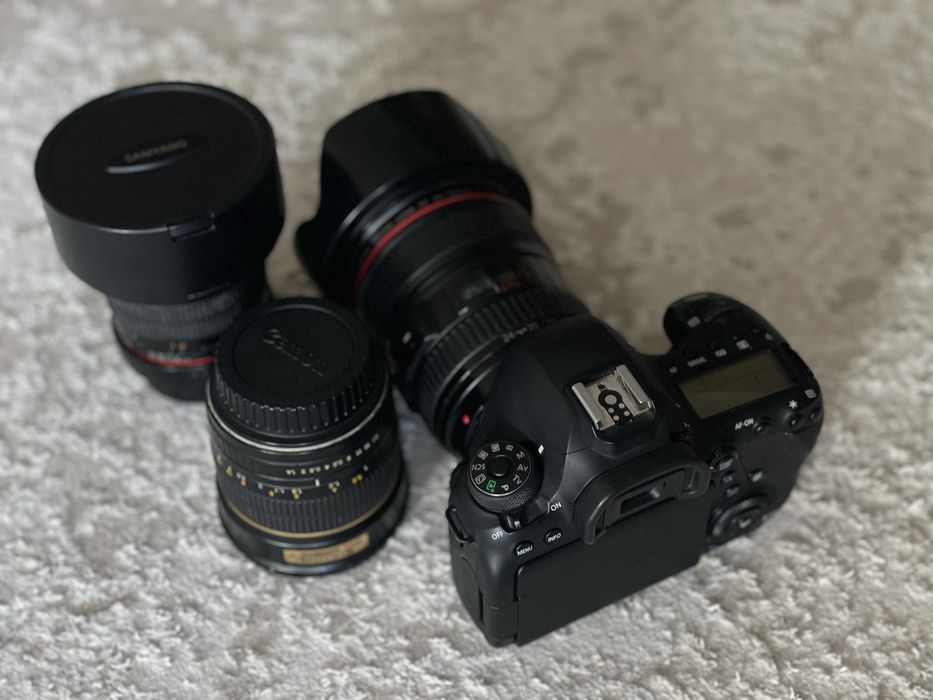 canon 6D mark 2 + 3 ОБЪЕКТИВА