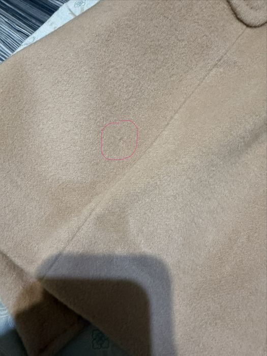 Palton zara lana crem