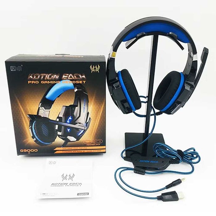 Геймърски Слушалки KOTION EACH G9000 за PC/PS4/Xbox/Phone, Гейминг
