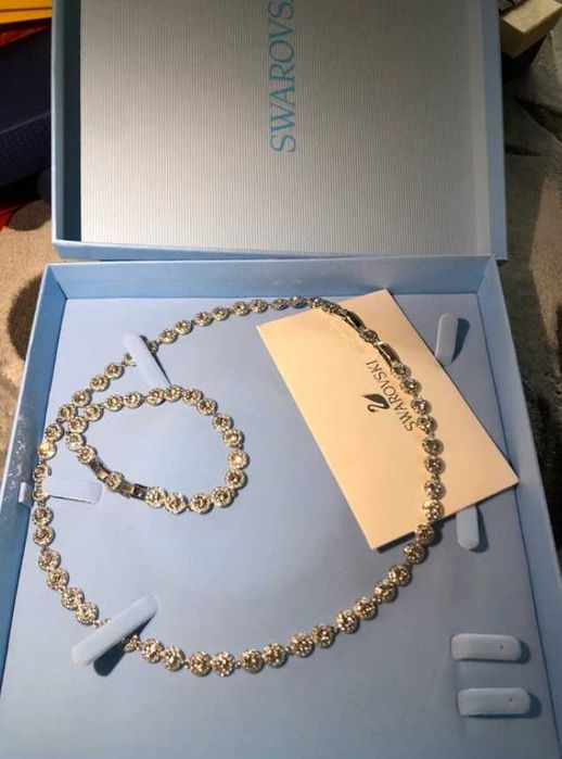 Set Swarovski Angelic Argintiu - Colier/Brățară