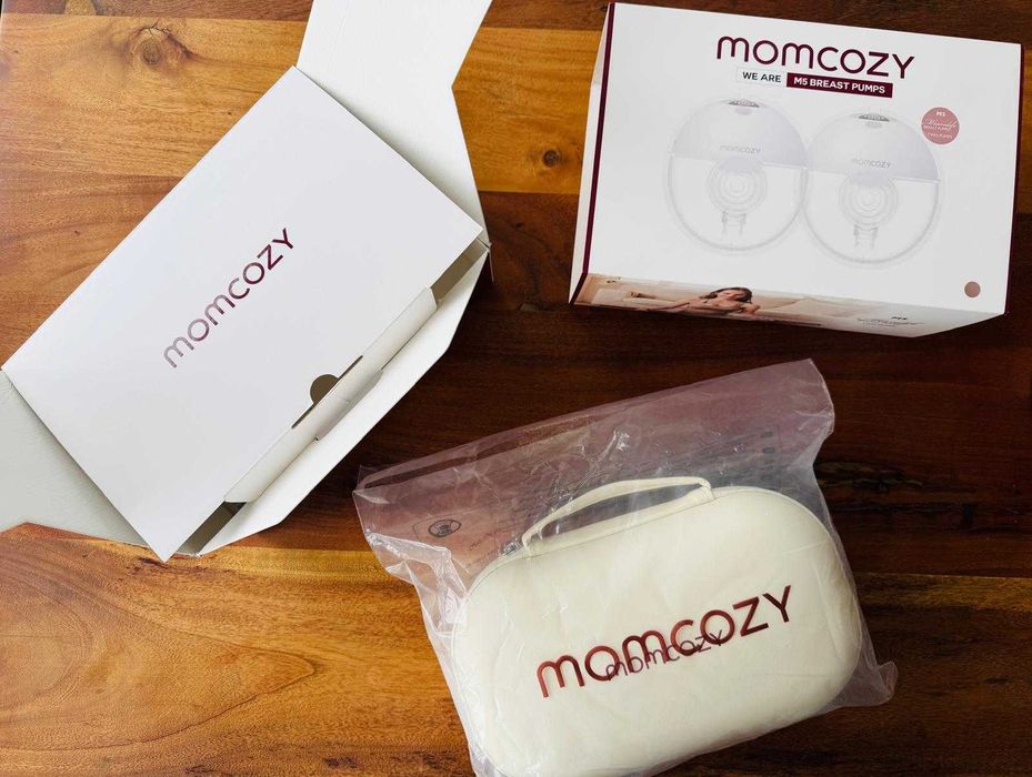 Pompa sân portabilă dublă Momcozy M5 –ca noua, nefolosita, in garanție