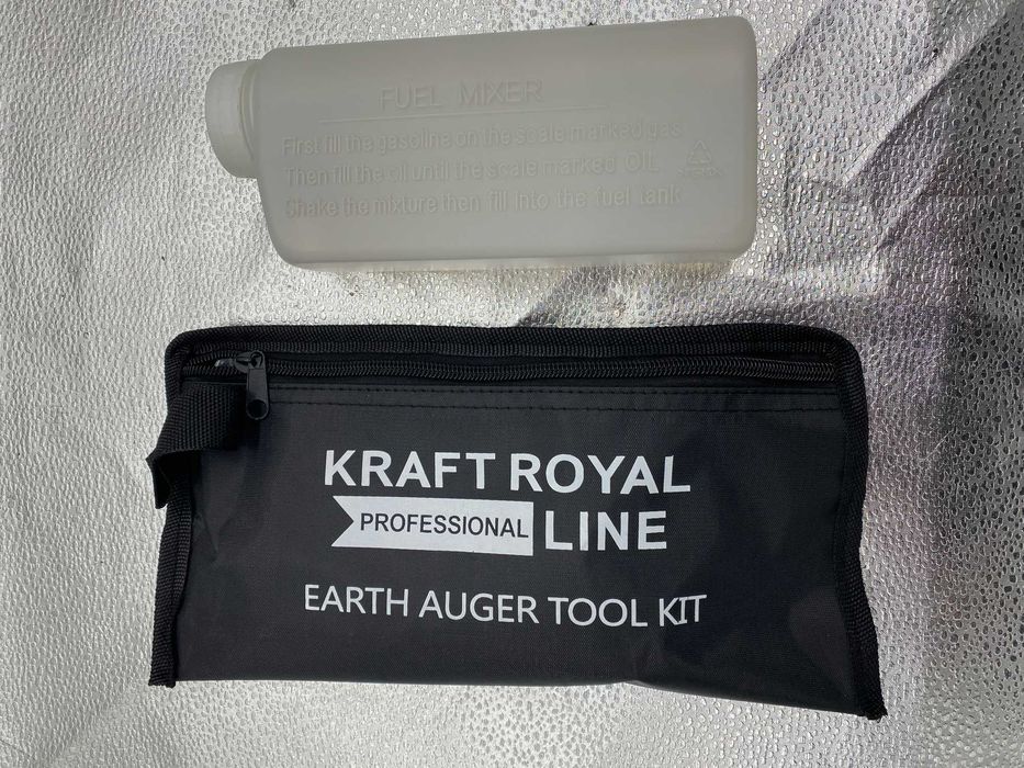 Motoburghiu Kraft Royal 65cc cu 3 burghii 749 lei