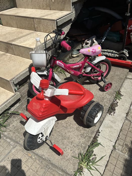 Колело 12 и моторче със педали