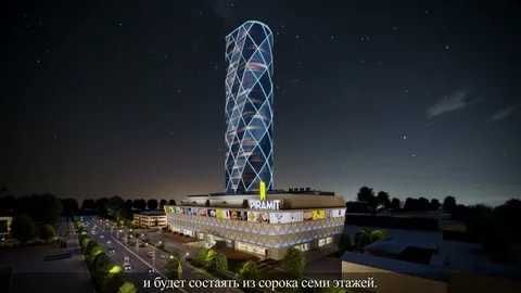 Piramit Tower ofis ijaraga 81m² |Tayyor remont | Parkovka bor | Markaz