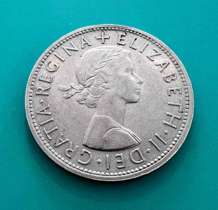 Половин Крона Великобритания, Half Crown Elizabeth II 1961
