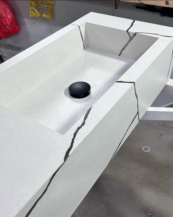 Изготовления раковины из керамогранита