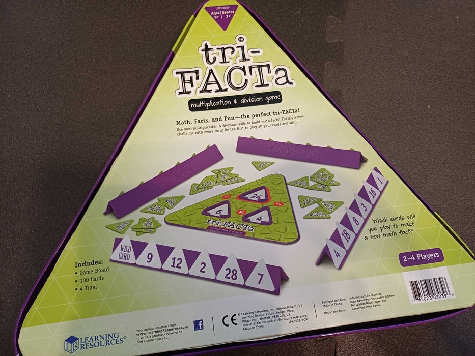 Joc de matematica tri-FACTa - Inmultiri si impartiri