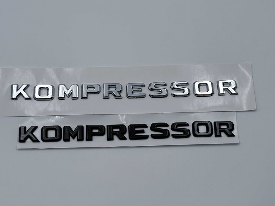 Emblema Compatibila Mercedes KOMPRESSOR spate