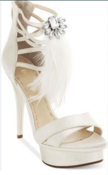sandale mireasa ivoire satin