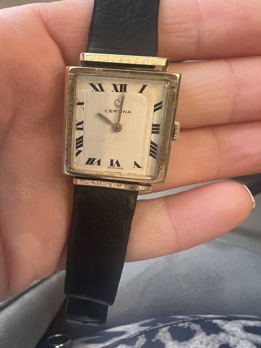 ceas mecanic certina din aur