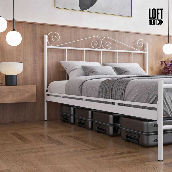 Металлическая кровать SHEYKH | Двуспальная лофт кировать, Temir kravat