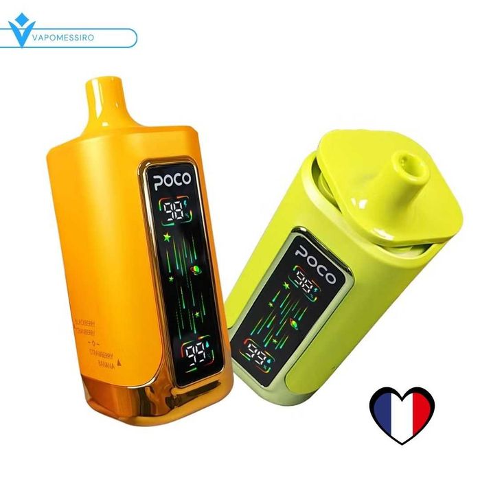 Vape Poco  80.000 puffuri 4in 1  cu posibilitate de reglere intensitate aroma