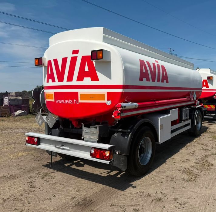 Cisternă  18100l  apă,UAN,motorină  aluminiu  pe perne pentru  agricultură