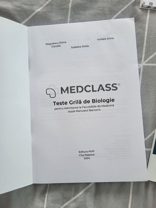 medclass atlas + culegere grile + flashcarduri cadou