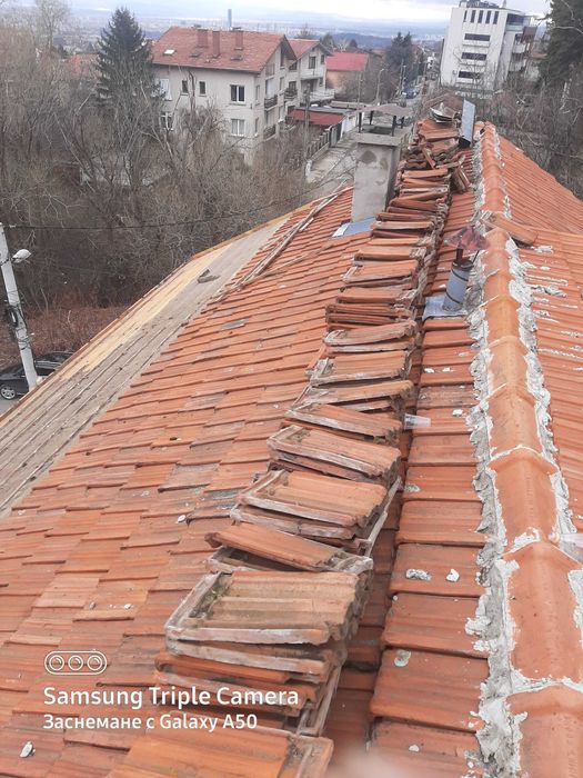 Ремонт на покриви в София