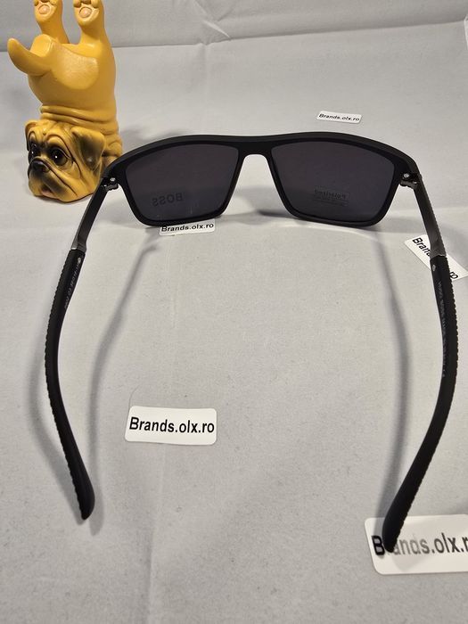 Promotie - Ochelari de soare BOSS, Black Frame, Mat, 802, made in Italy