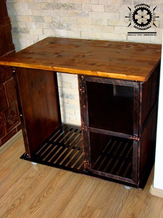 Comoda, bar, minibar STIL INDUSTRIAL, steampunk