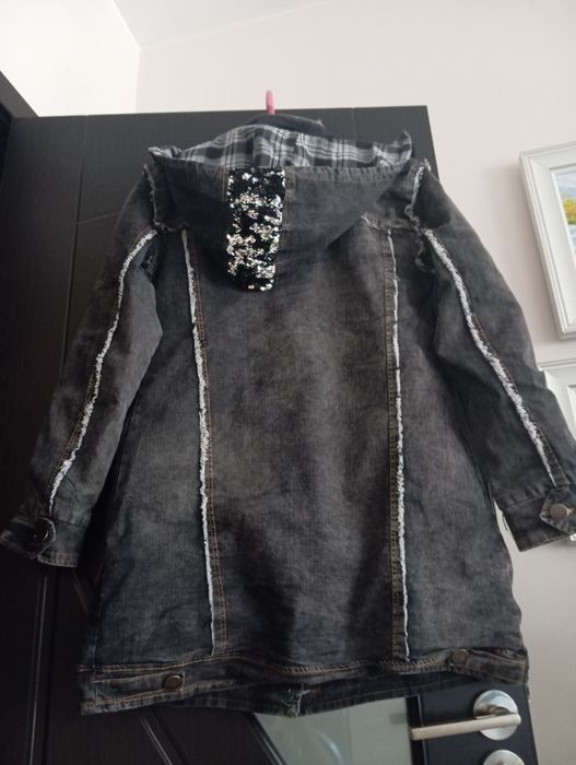 Сиво дънково яке