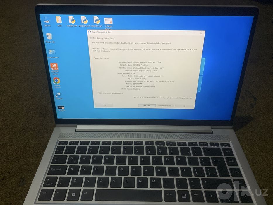 Hp elitebook 640g9