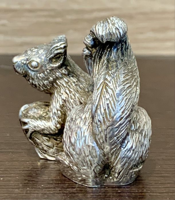 Veverita din Argint Lucchesi FARO Italia figurina veche de colectie