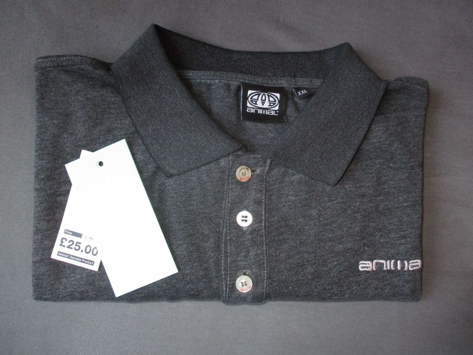 Tricou polo Animal, Charcoal, XXL