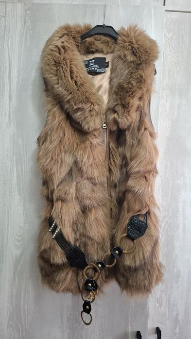 Меховая натуральная жилетка