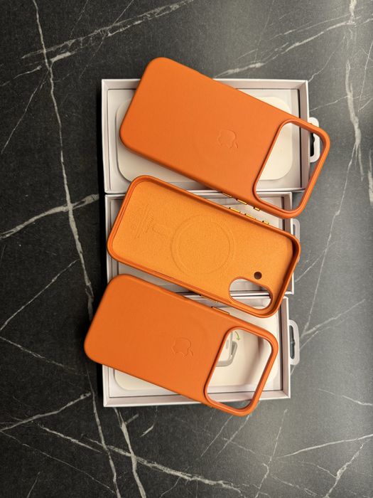 Husă iPhone 17/17Air/17Pro/17 ProMax din piele – MagSafe