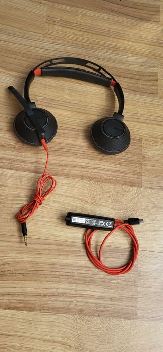 PLantronics C5220T Casti PC cu Mictobon Jack si cu USB.C ca noi