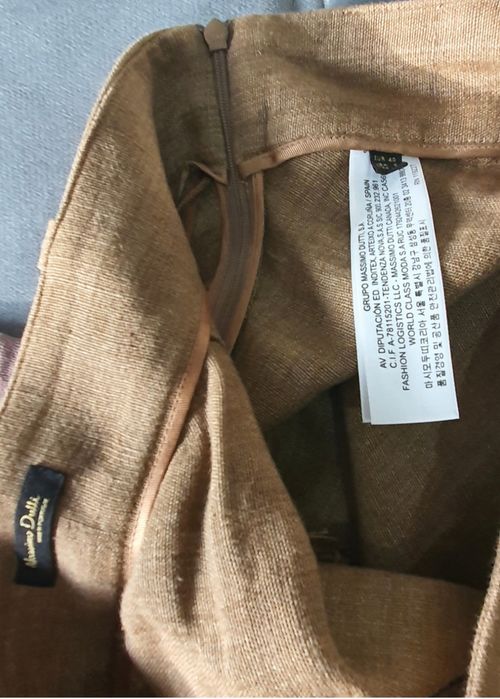 Юбка лен Massimo dutti