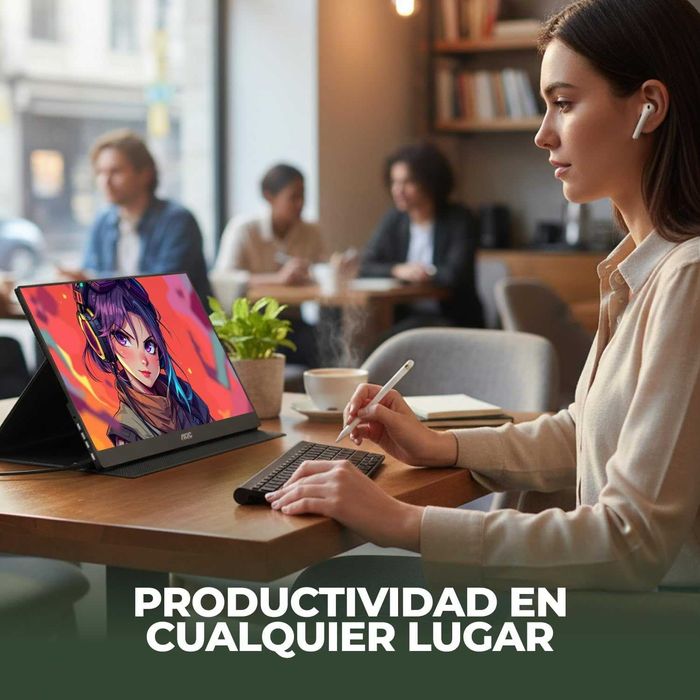 Преносим монитор AOC 16T20E2 15.6 FHD USB-C