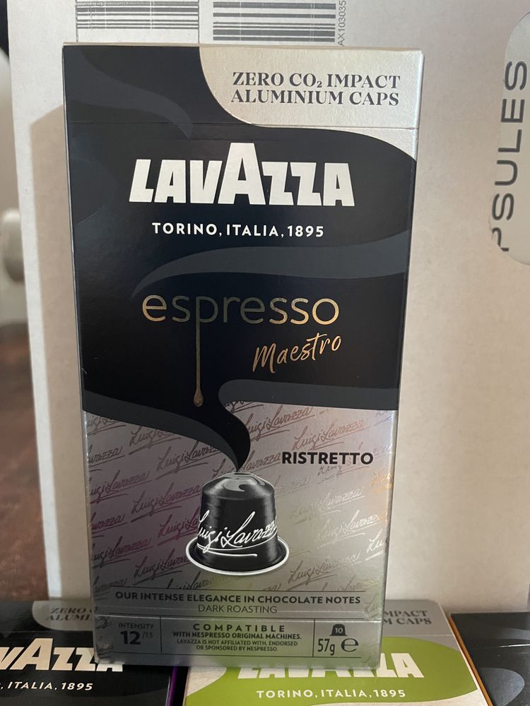 Кафе капсули Неспресо Лаваца Илли Illy Lavazza Nespresso Capsules гр ...