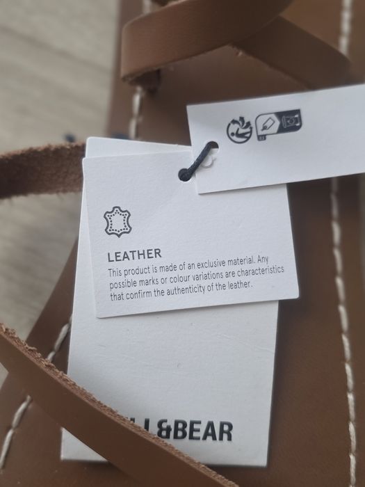 Сандали Pull Bear от кожа