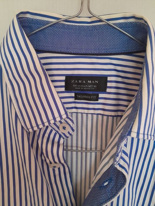 Мъжки ризи с дълъг ръкав. Марки: Zara и YORN