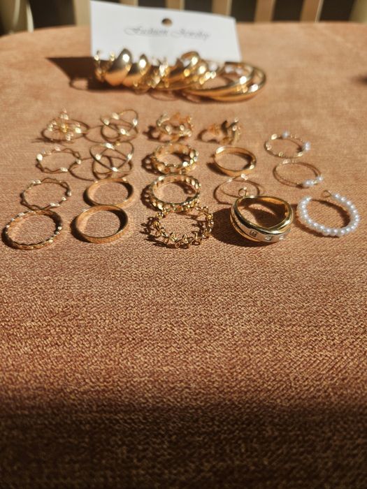 Бижутерия серьги, кольца