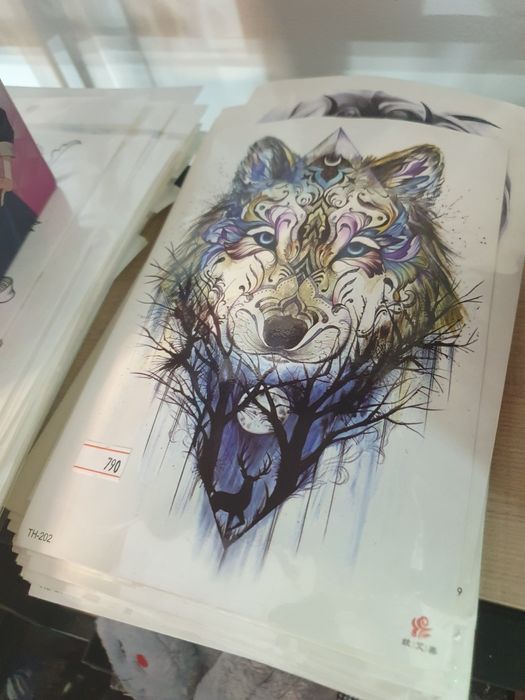 Тату временные 1000 видов