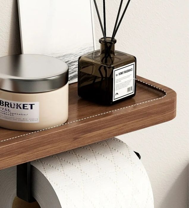 Диспенсер, полка для туалетной бумаги