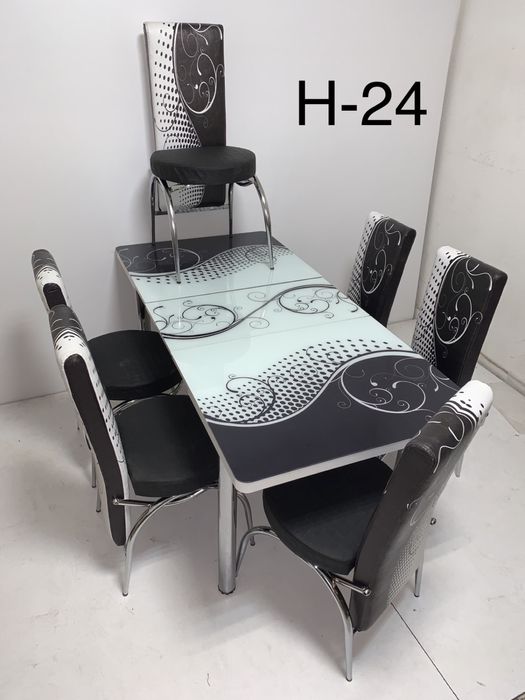 Трапезни маси комплект + 6 стола Супер цени!!!