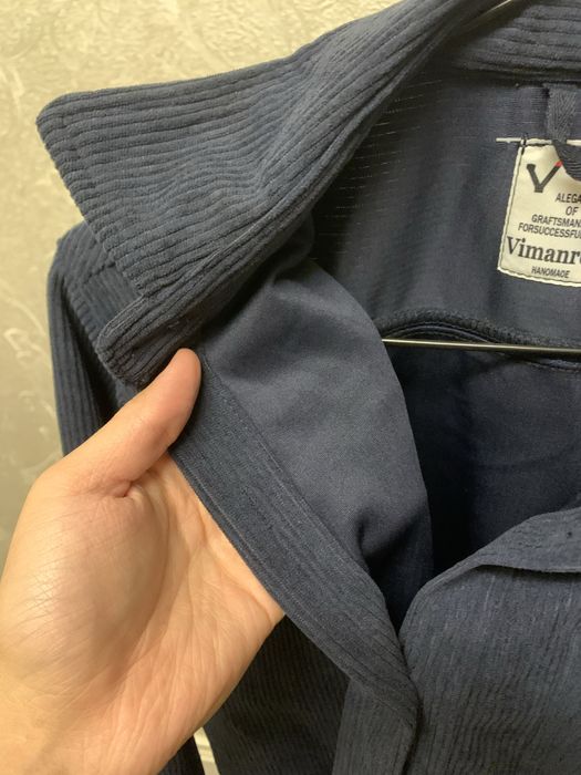 Мужская вельветовая рубашка