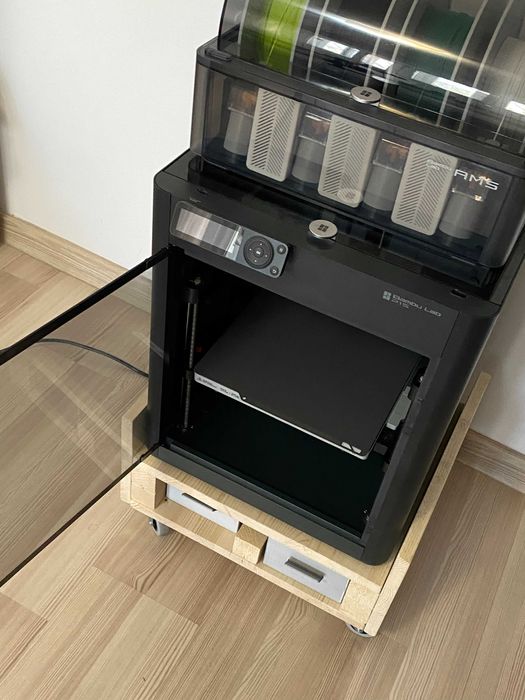 Imprimanta 3D P1S + AMS1 + Platforma mobila cu roti