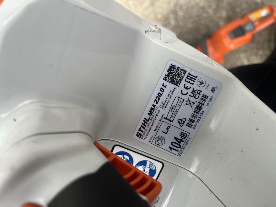 Drujba Husqvarna 535iXP / Stihl MSA 220C 36V Li-ion noi