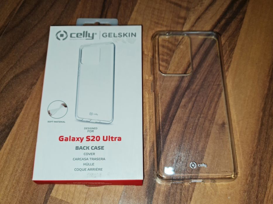 Husa silicon originala Celly Gelskin Cover Samsung Galaxy S20 Ultra