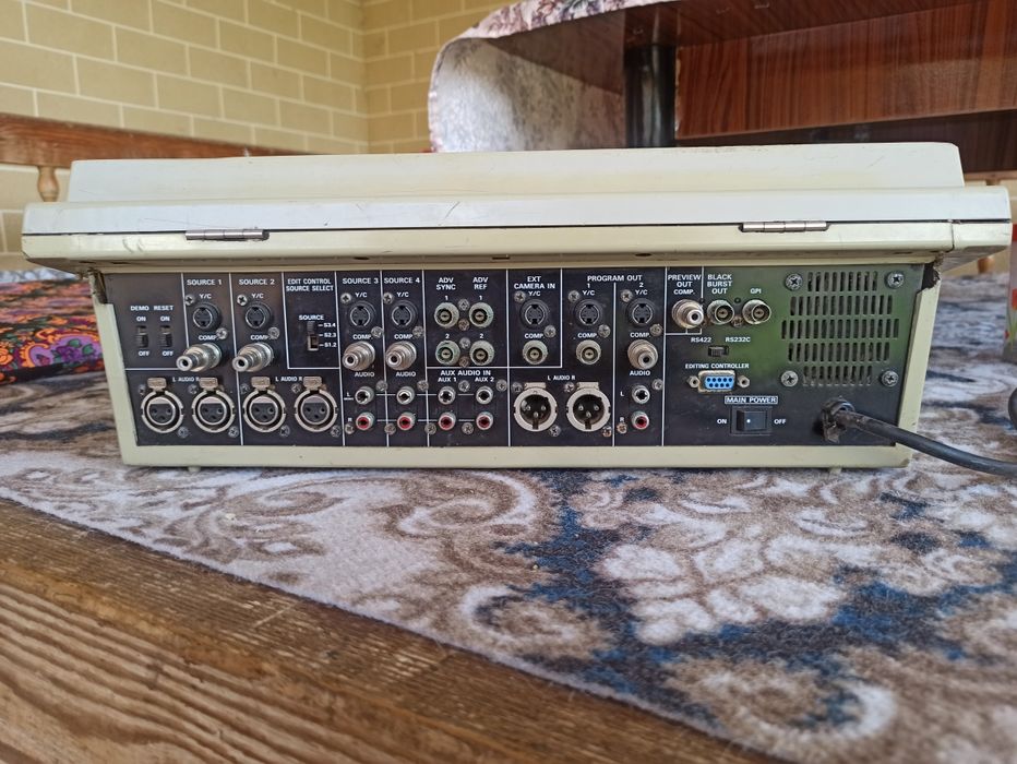 видеомикшер (пульт) Panasonic MIXER MODEL WJ-MX50/B

MODEL WJ-MX50/B
