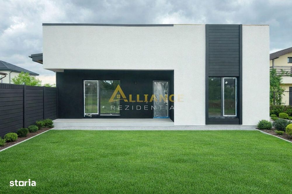 Casa individuala parter || 4 camere 2 bai + dressing || teren 425mp