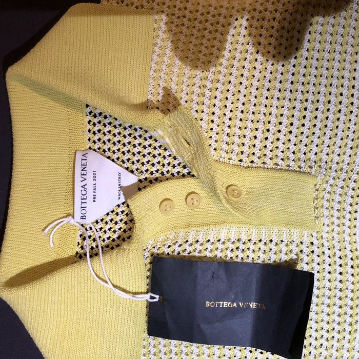 Bottega Veneta — вязаное поло Fishnet Knit