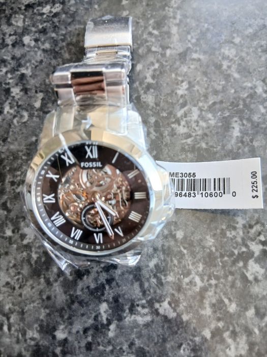 Нов часовник Fossil Grant Automatic Skeleton ME3055