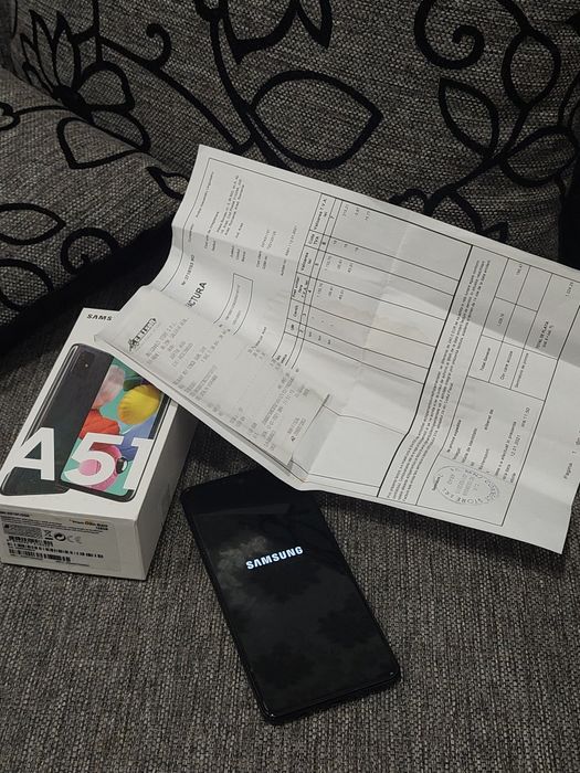 Samsung A51 128 GB liber de rețea cutie acte telefon bun