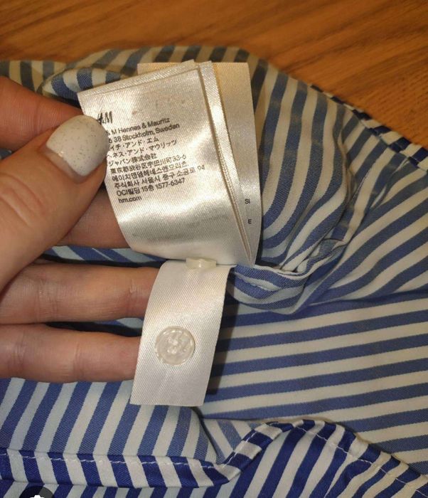 Дамска риза на райета H&M